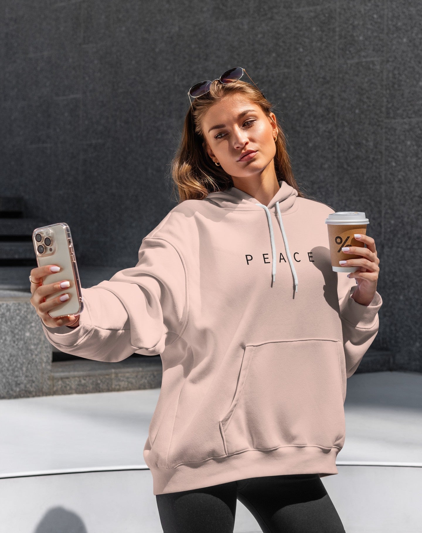 Peace Oversized Hoodie