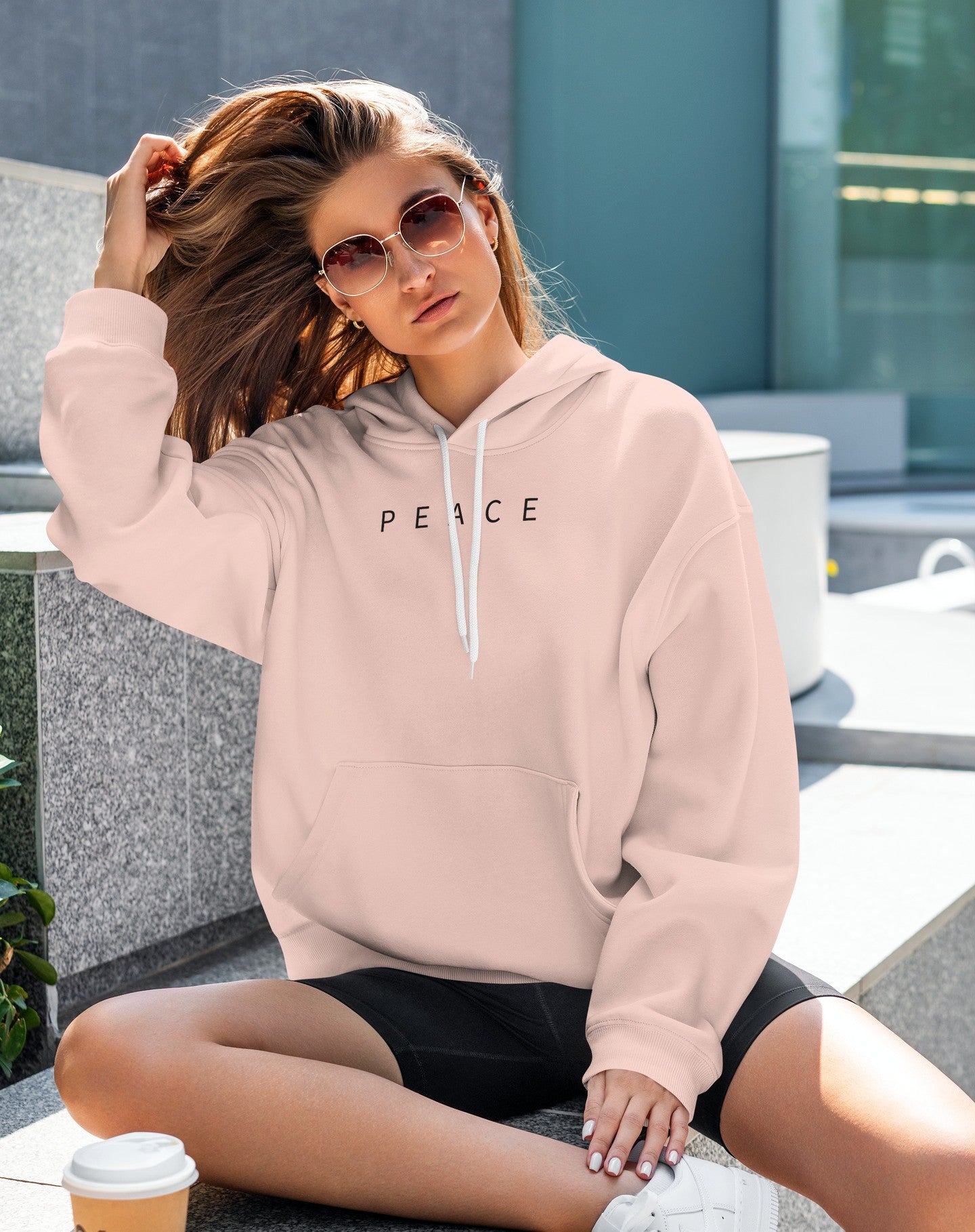 Peace Oversized Hoodie