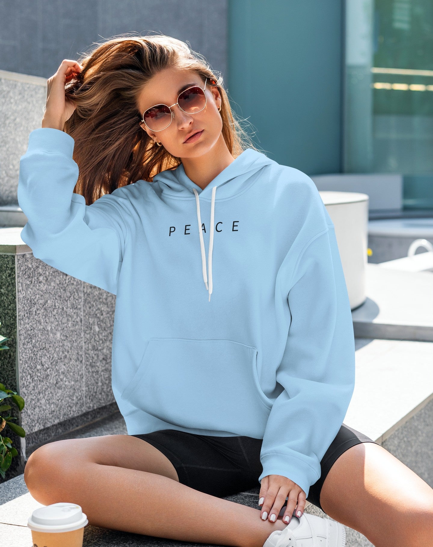 Peace Overized hoodie