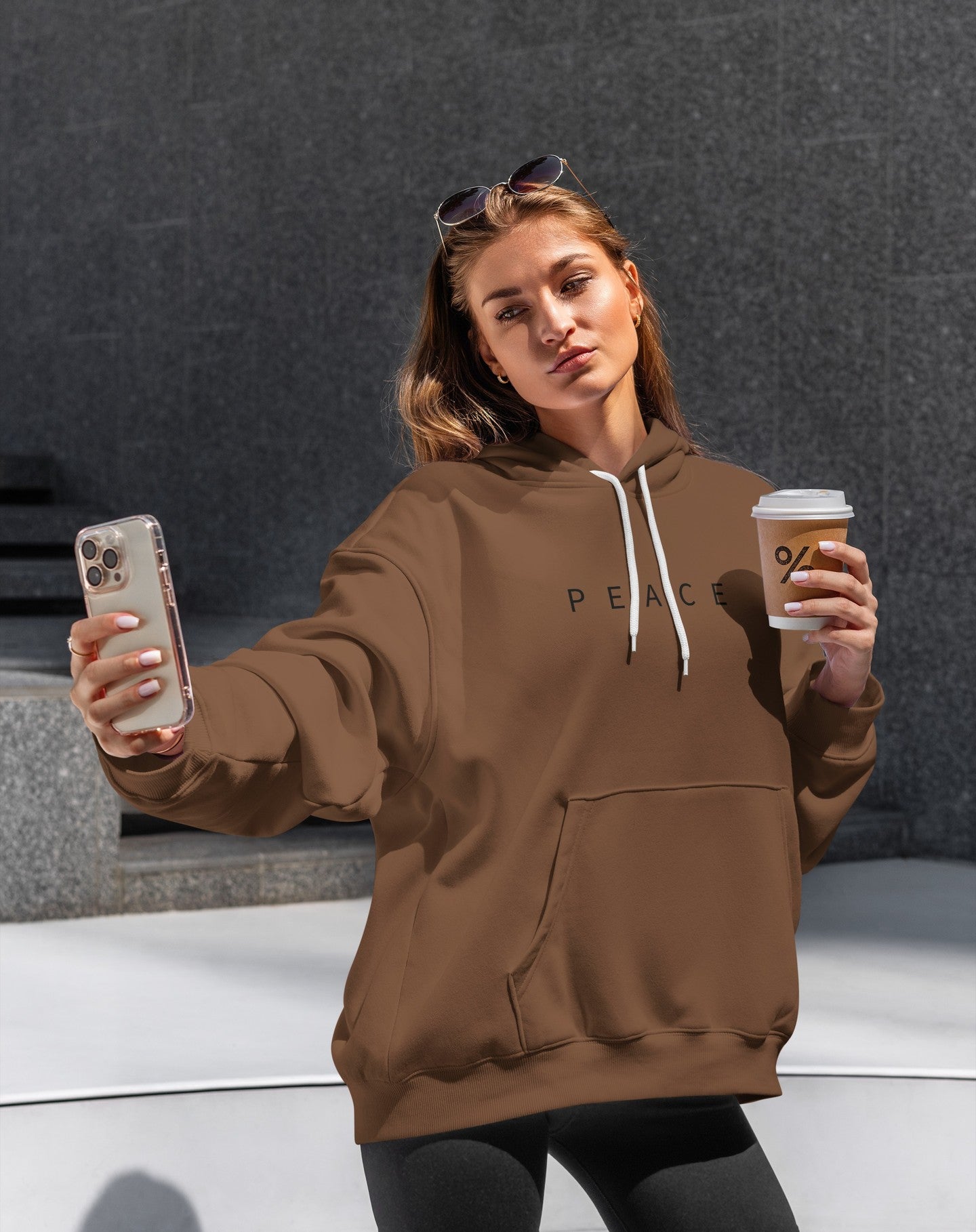 Peace Oversized hoodie