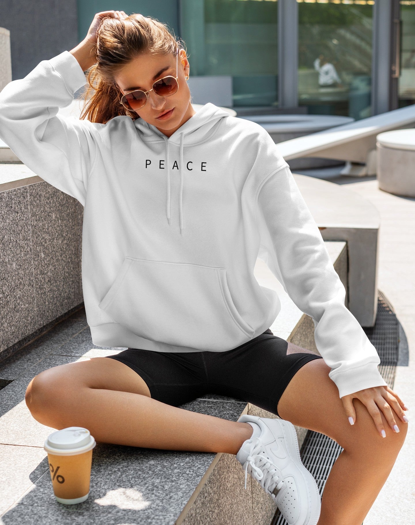 Peace Oversized hoodie