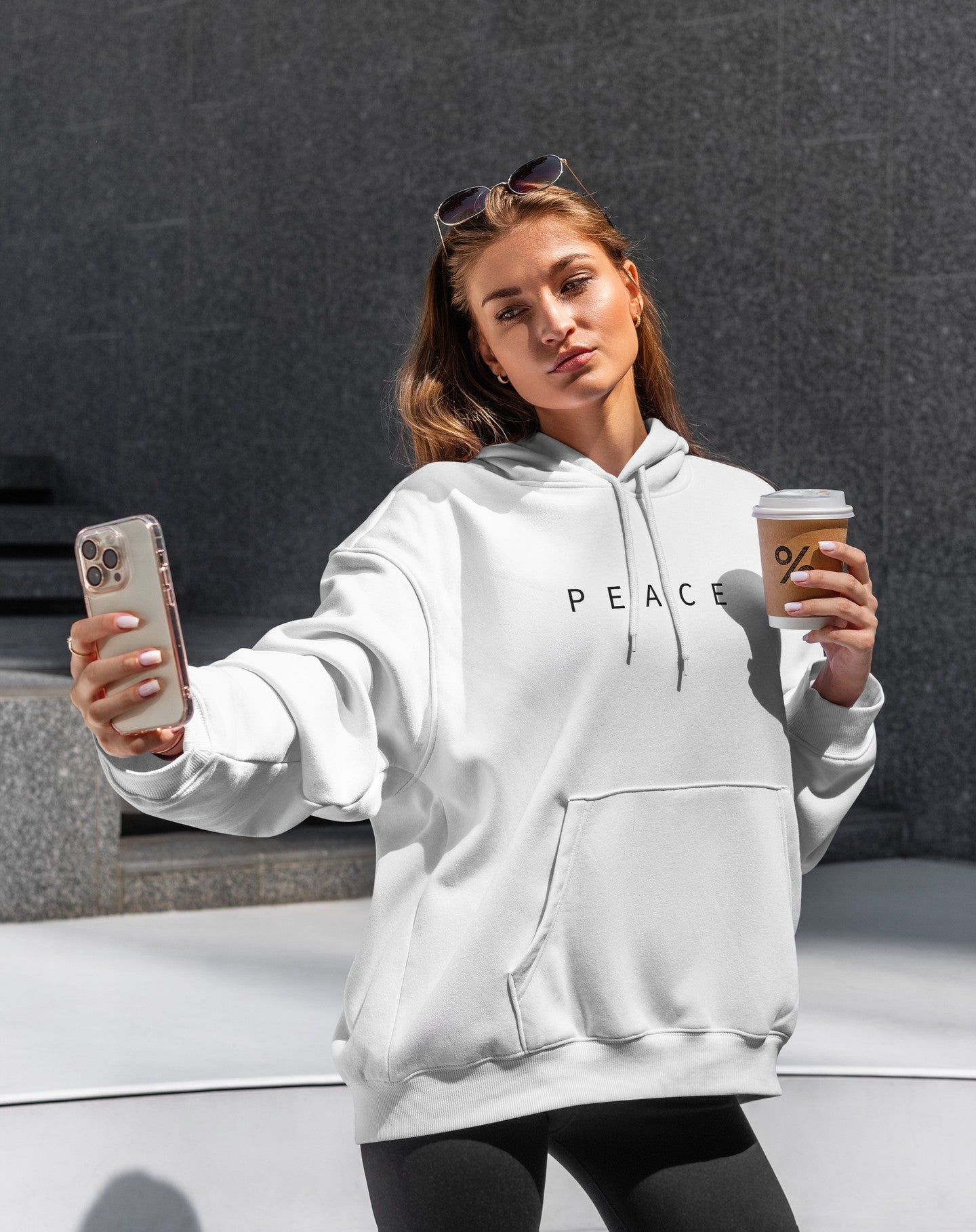 Peace Oversized hoodie