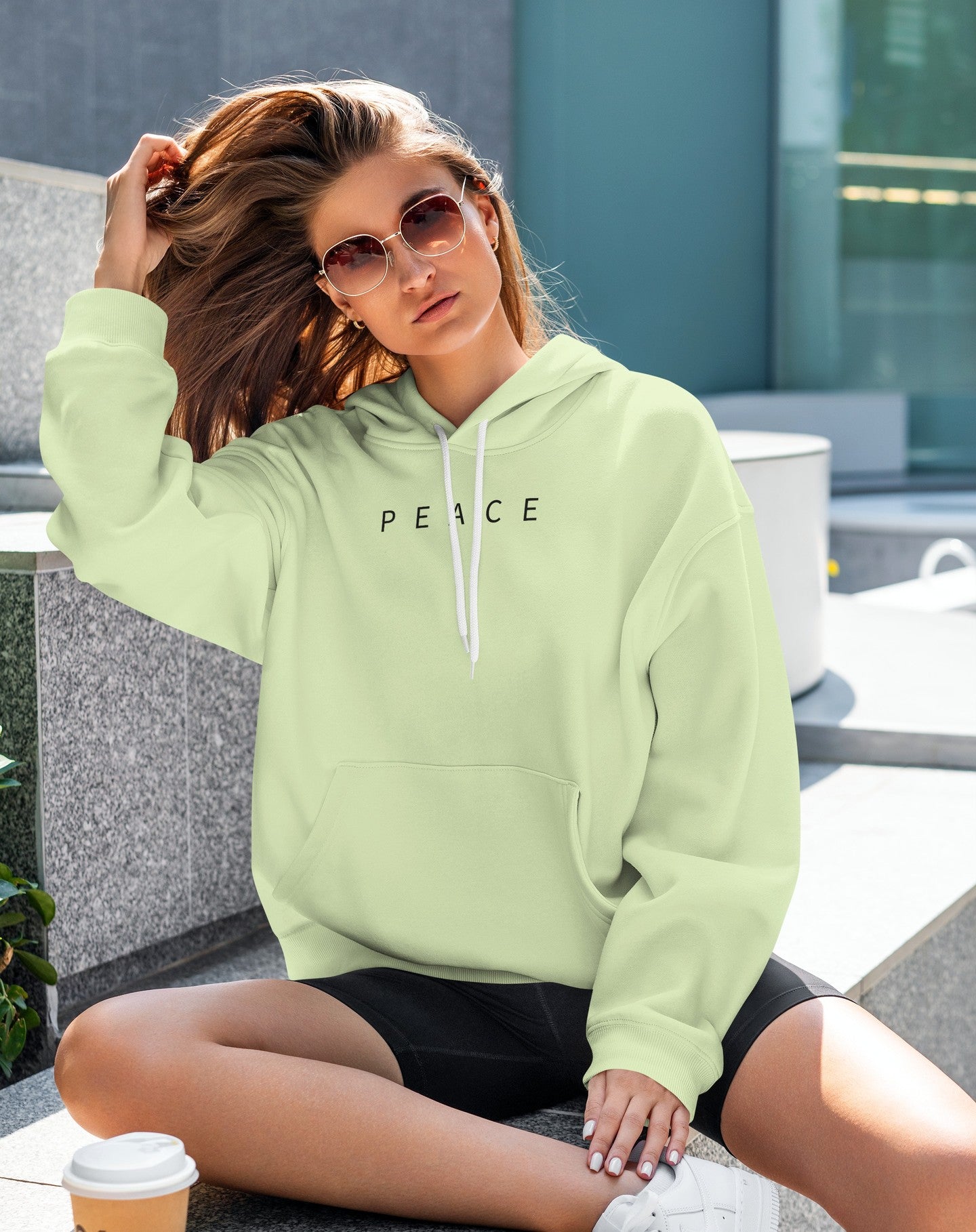 Peace overSized hoodie